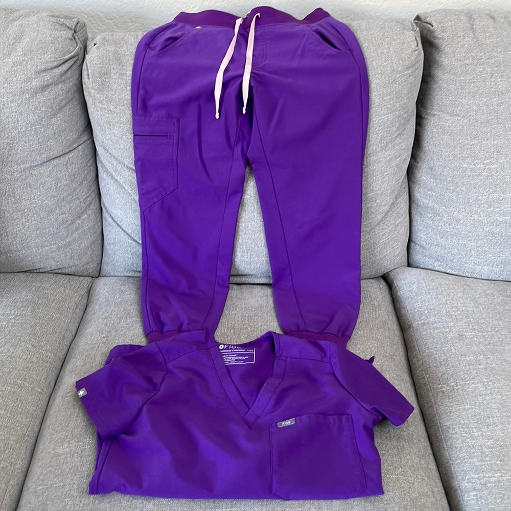 Sold as a set: Figs Magic Purple